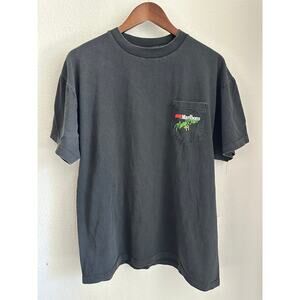 Marlboro Cowboy Print 1994 Vintage Reprint Single Stitch Marlboro Tag